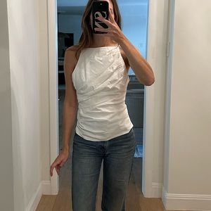Zara White Tank Top